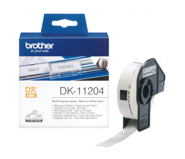 Brother Etykieta wielofunkcyjna 400 szt. (DK11204) - 393648 - zdjęcie